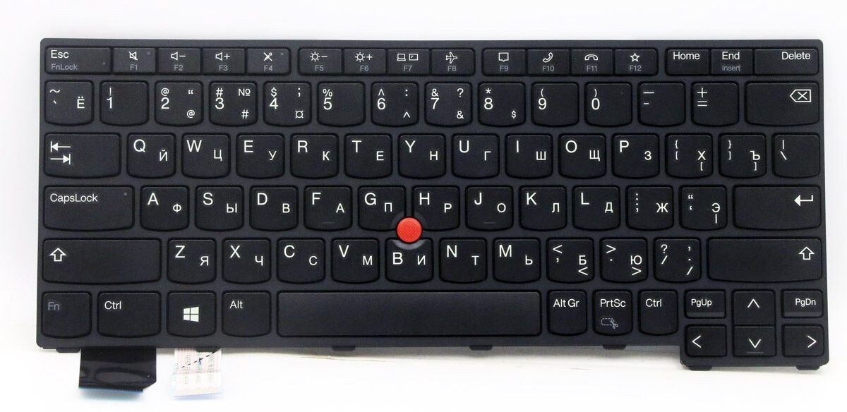 Клавиатура для ноутбука Lenovo ThinkPad X13 Gen 2 без подсветки p/n: SN21A21296, PK131VU2B00