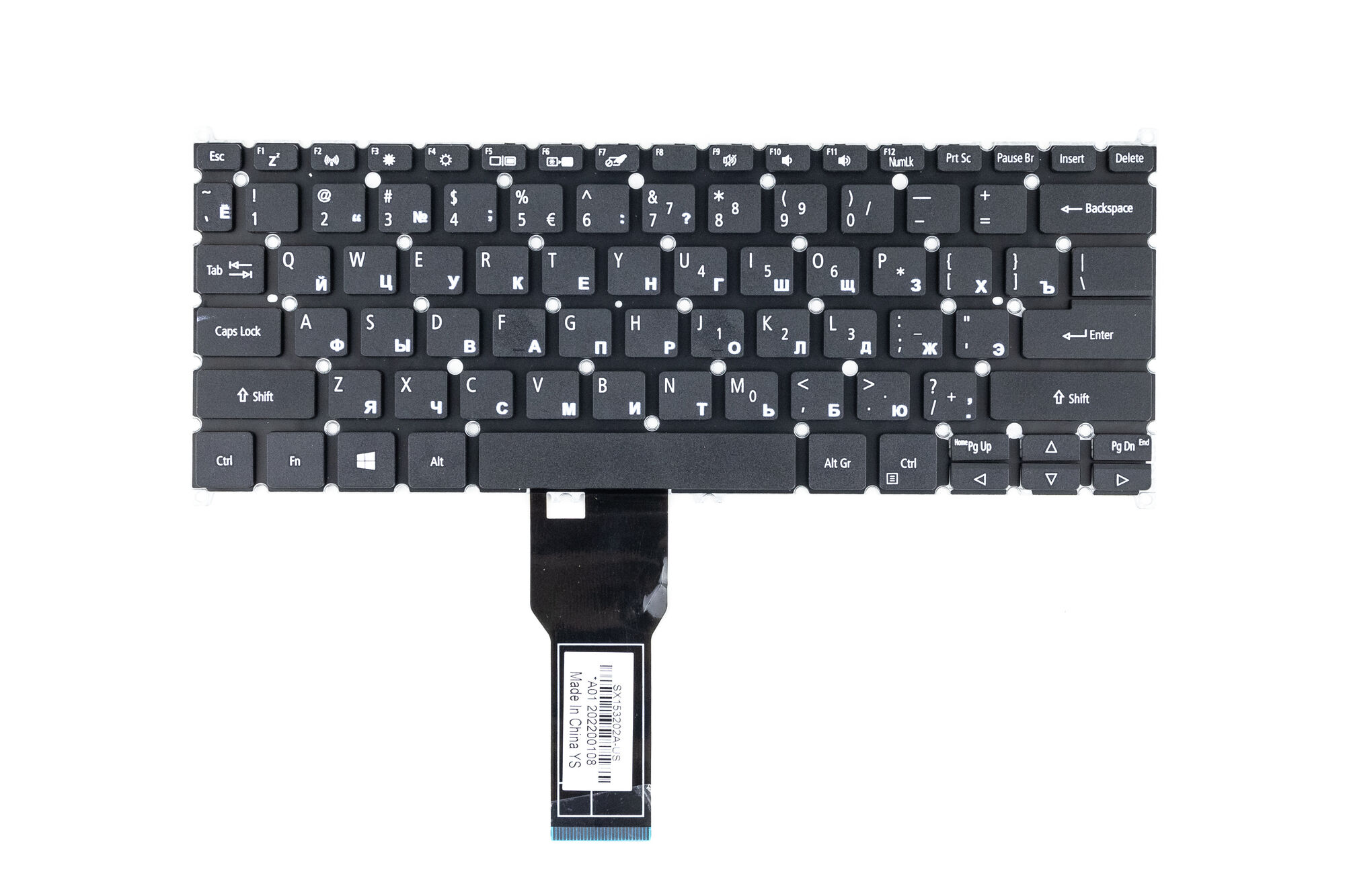 Клавиатура для Acer Aspire SF114-32 SP513-51 p/n: SX153202A-US