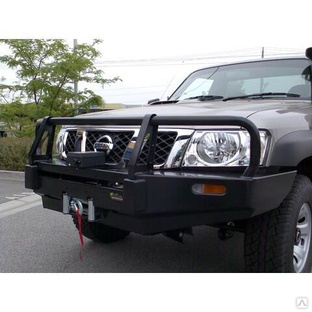 Бампер силовой Black Commercial Nissan Safari/Patrol 61 c 2005 по н.в. 