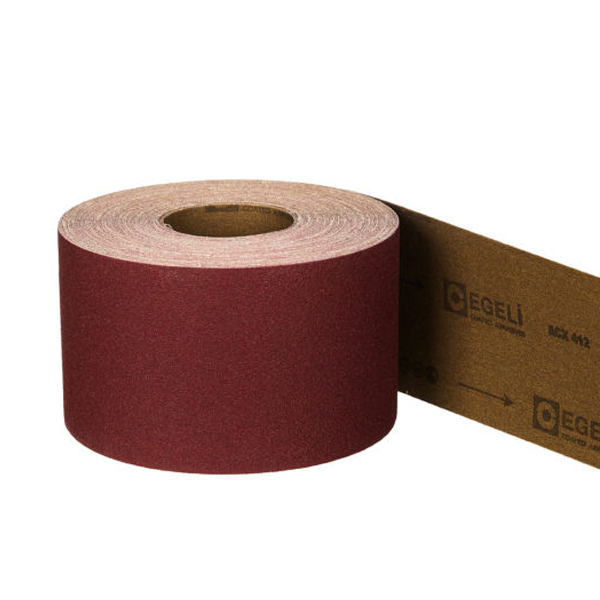 EGELI бумага шлифовальная, на тканевой основе, водостойкая,рулон 120мм х 30м. Зернистость 320 EGESAN