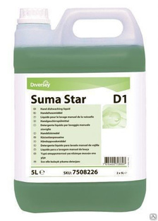 Suma Star D1 / Средство для замачивания и ручного мытья посуды 