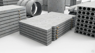 Железобетонные изделия плита укрепления, Размер: 490х490х100 мм 