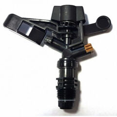 Импульсный дождеватель чёрный 360 градусов, НР 1/2, R 11,5 м (арт. RS5022-7)