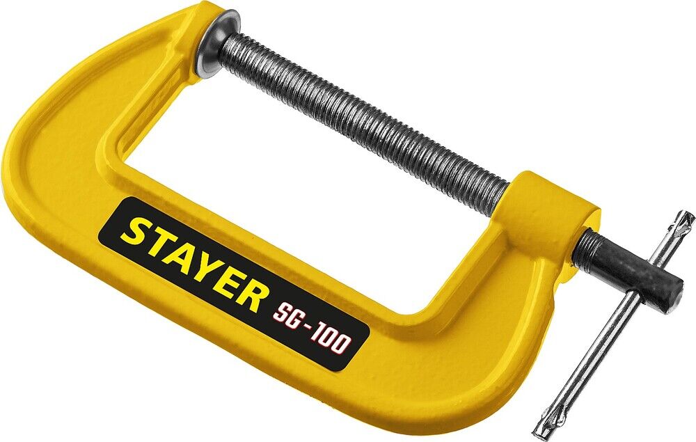 STAYER SG-100, 100 мм, чугунная струбцина G (3215-100) 3215-100_z02