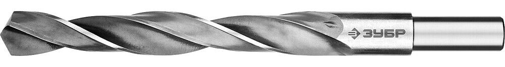 ЗУБР ПРОФ-В, 19.0 х 198 мм, сталь Р6М5, класс В, проточенный хвостовик, сверло по металлу, Профессионал (29621-19) Зубр