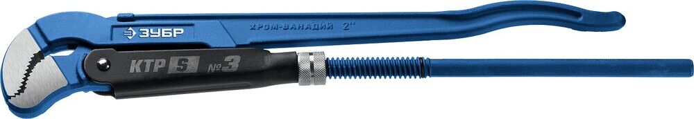 ЗУБР №3, 2″, 560 мм, тип ″У″, трубный ключ с изогнутыми губками, Профессионал (27336-3) Зубр 27336-3_z02