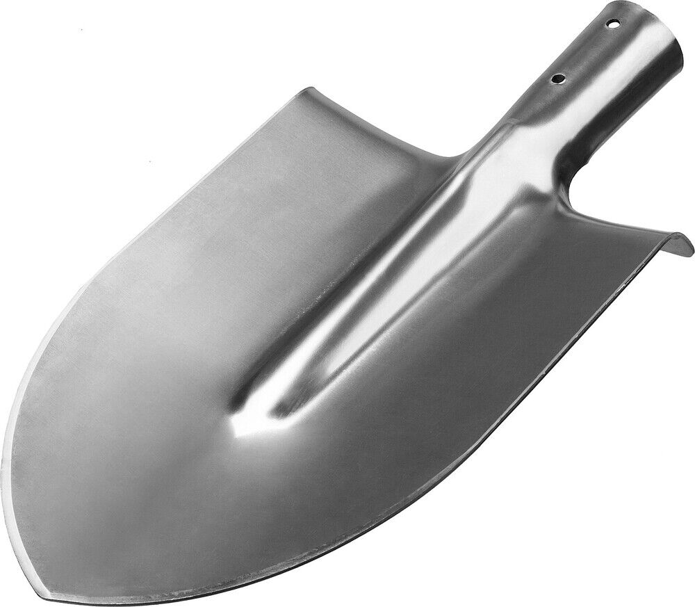 ЗУБР Мастер-НС, 380 х 208 мм, полотно 2 мм, нержавеющая сталь, закалено, без черенка, тип ЛКО, штыковая лопата (39440) З