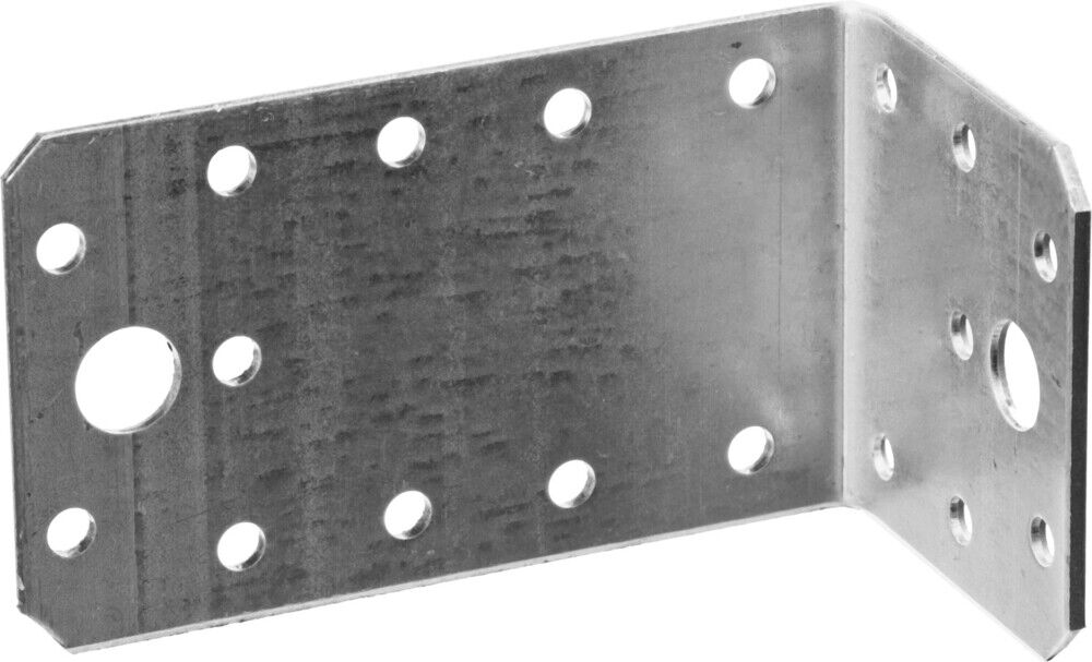 ЗУБР УКА-2.0, 55 x 50 x 90 x 2 мм, цинк, асимметричный крепежный уголок (310156-55) Зубр