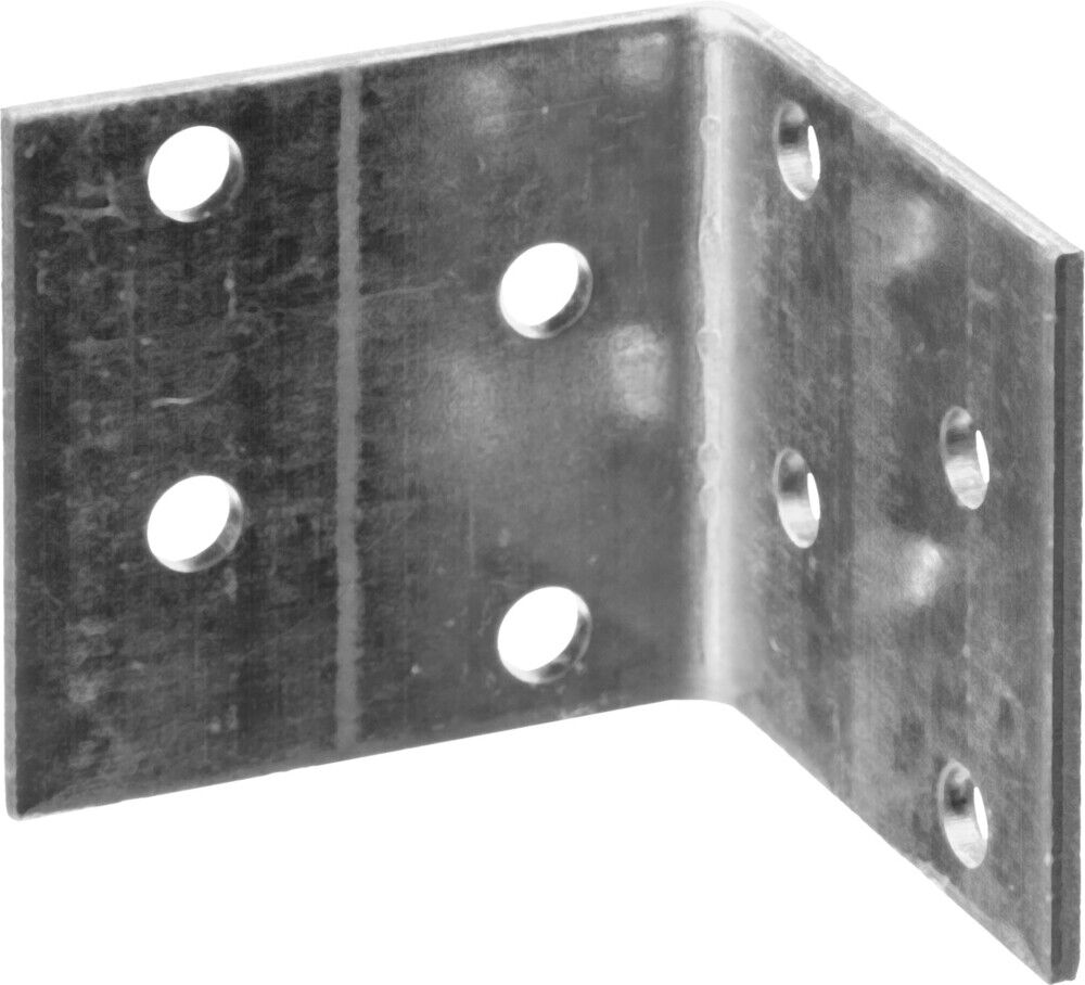 ЗУБР УКР-2.0, 40 x 40 x 40 x 2 мм, цинк, равносторонний крепежный уголок (310206-040-040) Зубр