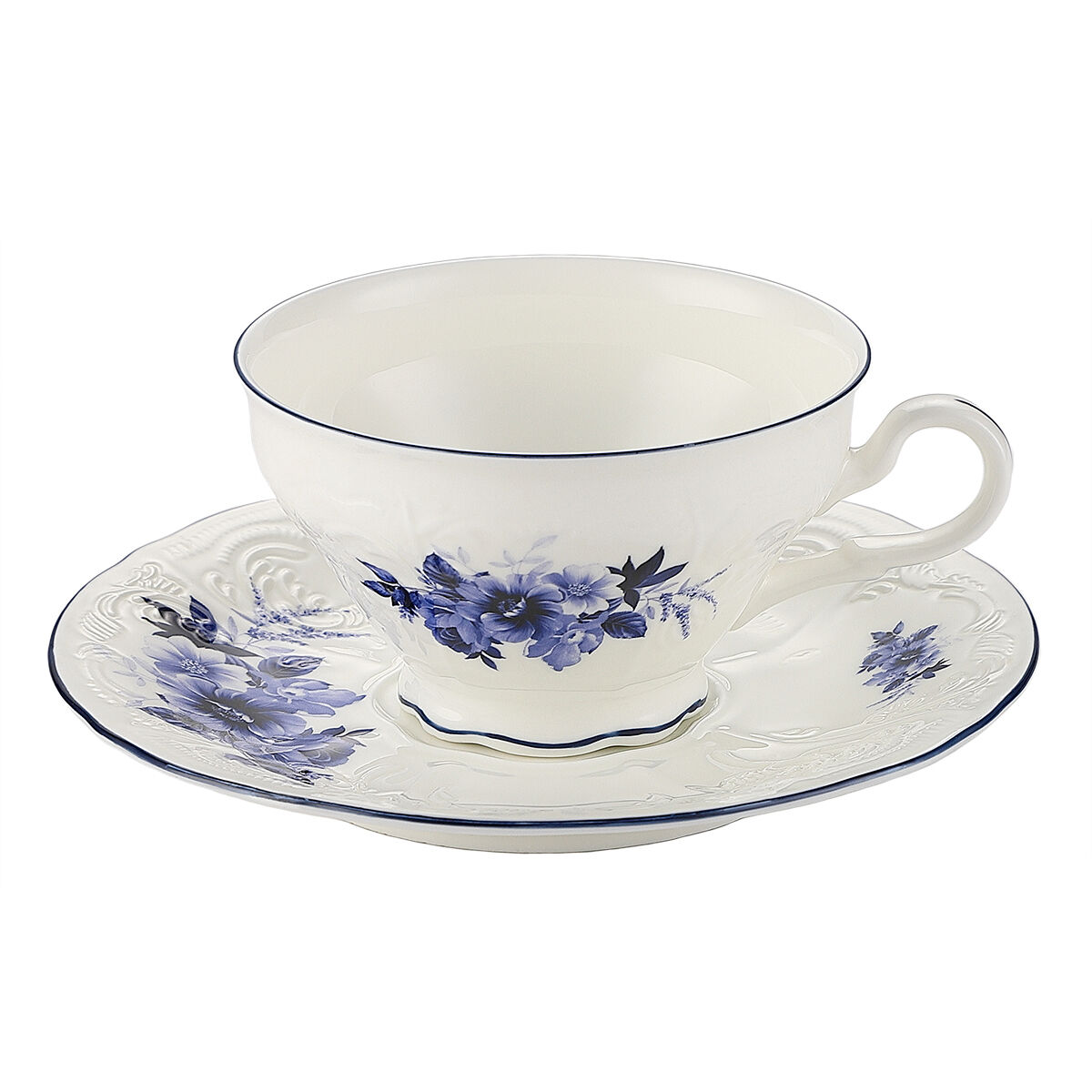 Чайная пара 180мл,коллекция "Blue Flower" P.L. Proff Cuisine