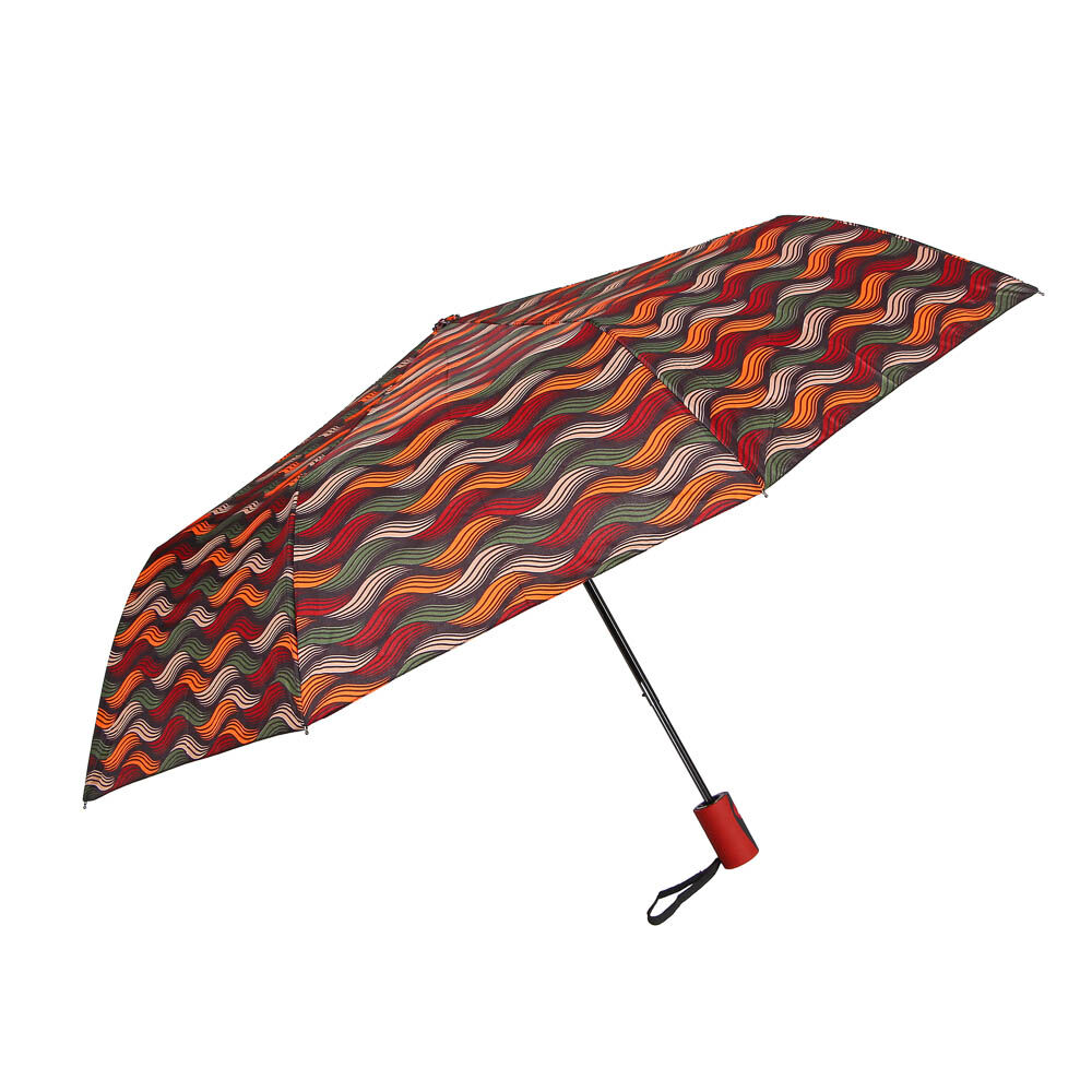 Зонт универсальный, полуавтомат, металл, пластик, полиэстер, 55см, 8 спиц, 4 цвета, 3213A 3