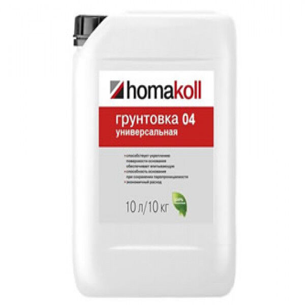 Грунтовка водно-дисперсионная homakoll 04 10 кг Homakoll 00-00045392