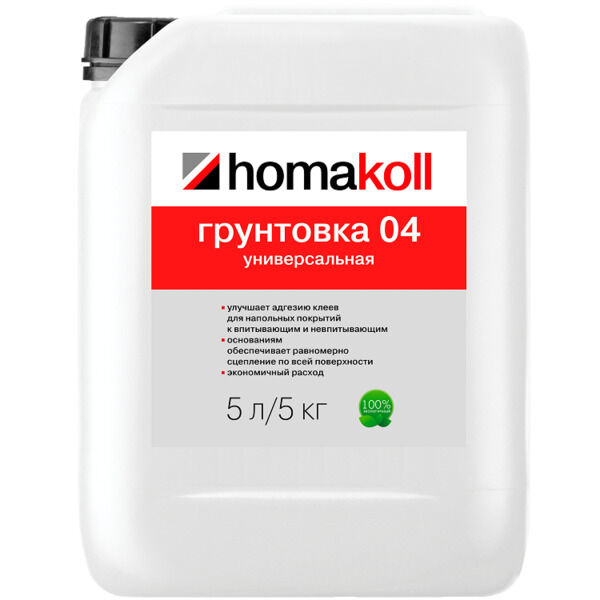 Грунтовка водно-дисперсионная homakoll 04 5 кг Homakoll 00-00045391