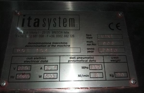 Устройство для прикрепления этикетки ITA SYSTEM PQ 2