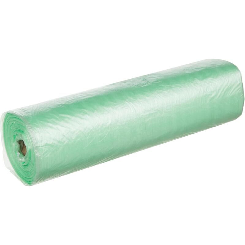 Пакет фасовочный ПНД 7 мкм 30х40 см зеленый (500 штук в рулоне, 20 рулонов в упаковке) NoName