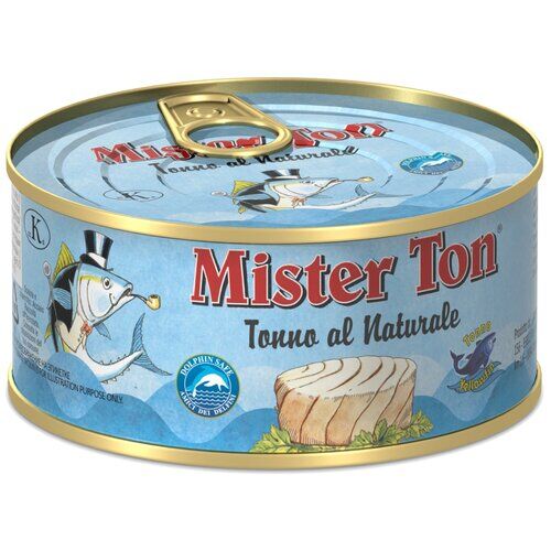 Mister Ton Филе ломтики тунца Yellowfin в собственном соку