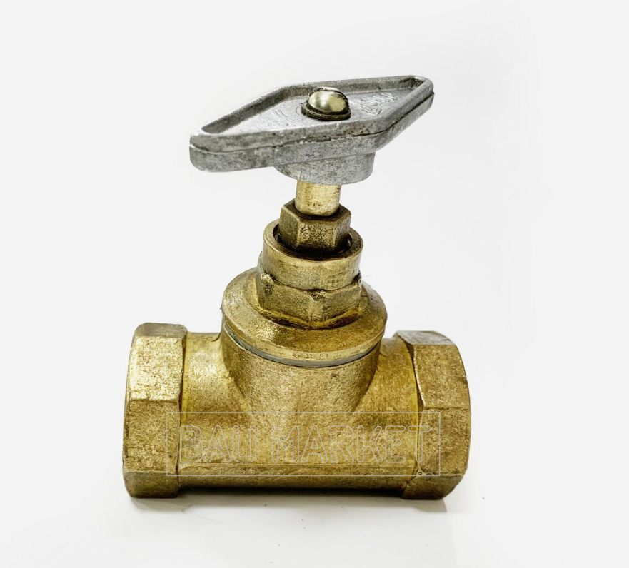 Вентиль бронзовый запорный, муфтовый, Диам.: 32 мм, Ру10, Марка: 15б3р