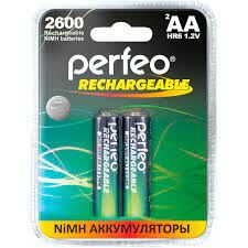 Аккумулятор Perfeo R 06 ( 2600 ma) 2BL пластик(40) (цена за 2шт)