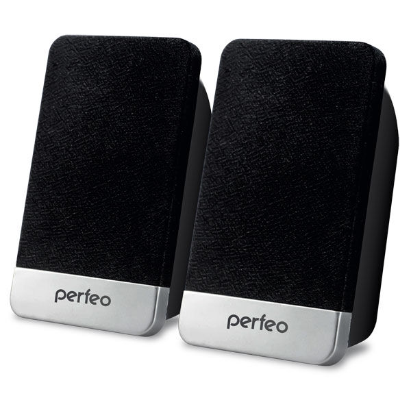 Колонки Perfeo 2.0, "MONITOR", мощность 2х 1,5 Вт (RMS), чёрн, USB (PF_4830)