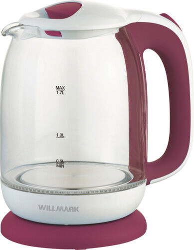 Чайник электрический WILLMARK WILLMARK WEK-1704G Белый/красн