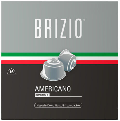 Кофе капсульный Brizio Americano для системы Dolce Gusto 16 капсул