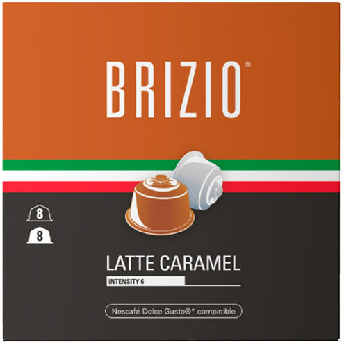 Кофе капсульный Brizio Latte Caramel для системы Dolce Gusto 16 капсул