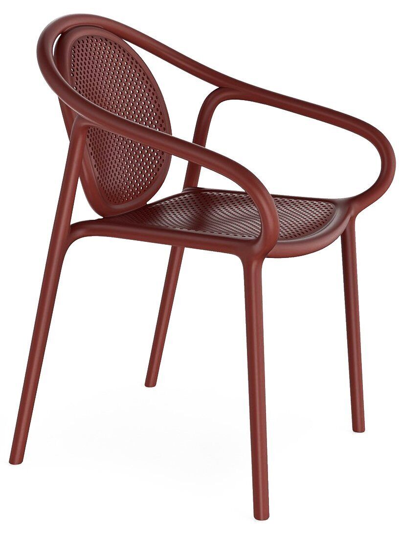 Кресло пластиковое Pedrali Remind, красный PEDRALI