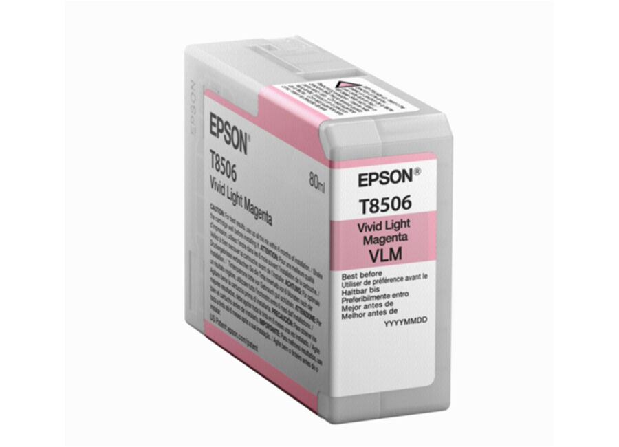 Картридж Epson T8506 Vivid Light Magenta 80 мл (C13T850600)