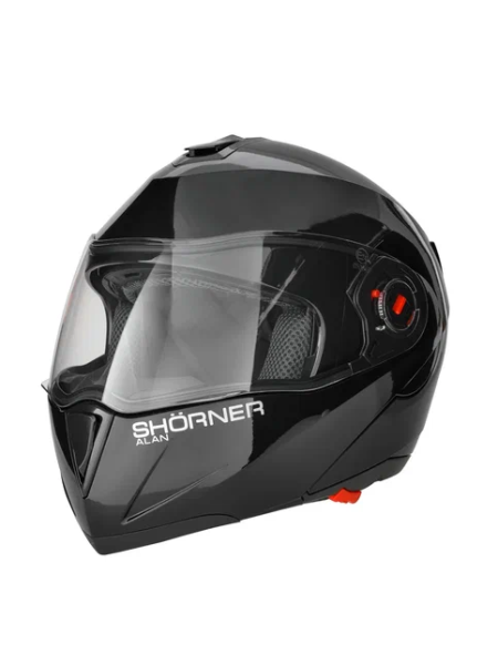 Шлем мото модуляр SHORNER LP961 черный Shorner