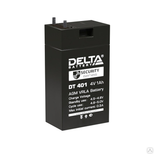 Аккумулятор 4 В 1А.ч для фонарей ТРОФИ Delta DT 401 
