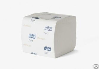 Туалетная бумага TORK Т3 Premium листовая мягкая 2 сл 252л/30, упак