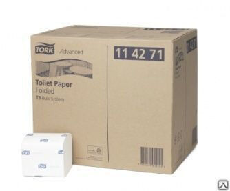 Туалетная бумага TORK Т3 Advanced листовая мягкая 2сл 242л/36, упак