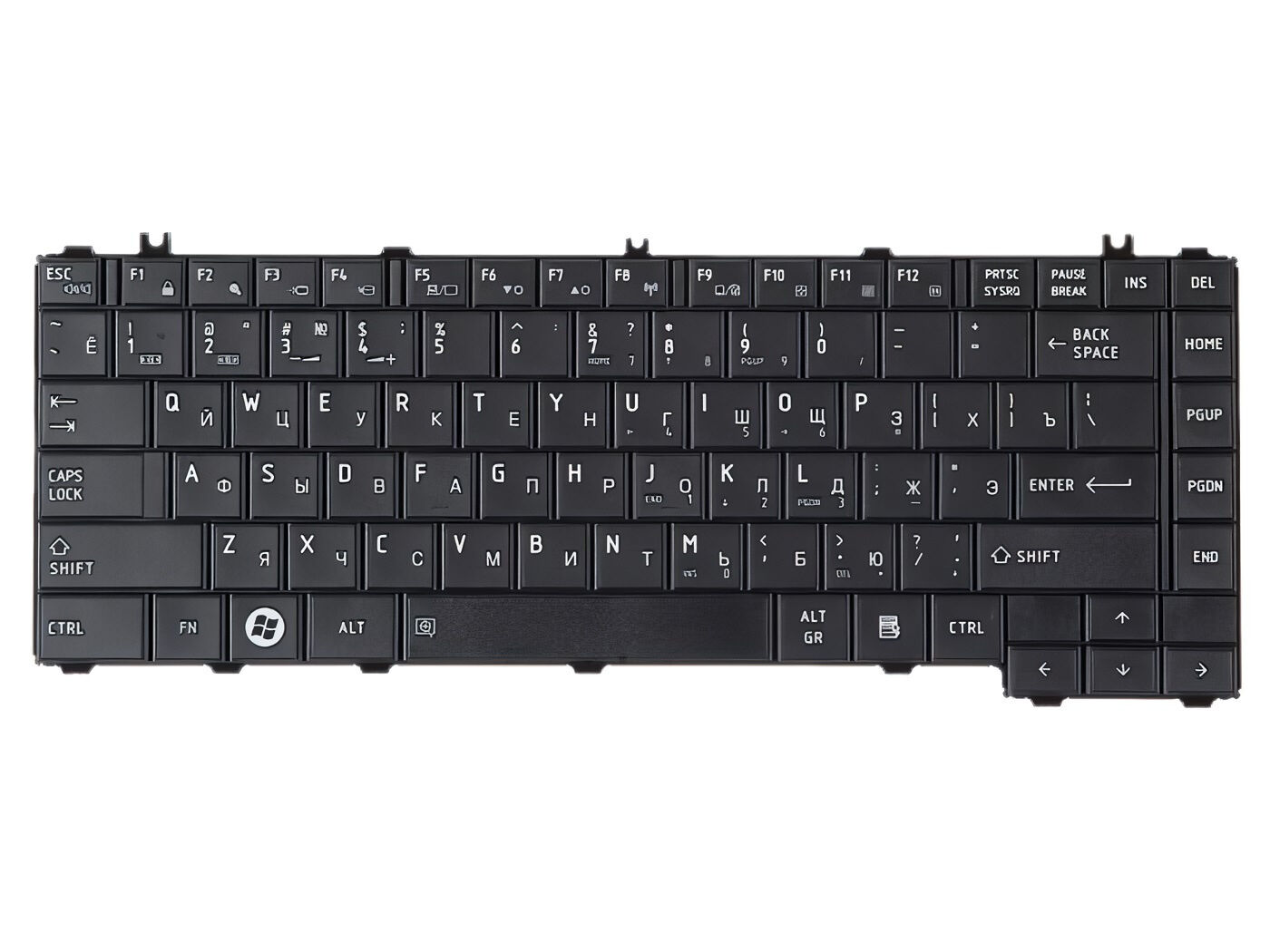Клавиатура для ноутбука Toshiba C640 L600 L700 L730 p/n: MP-09M73SU-69201, MP-09M76SU-6930