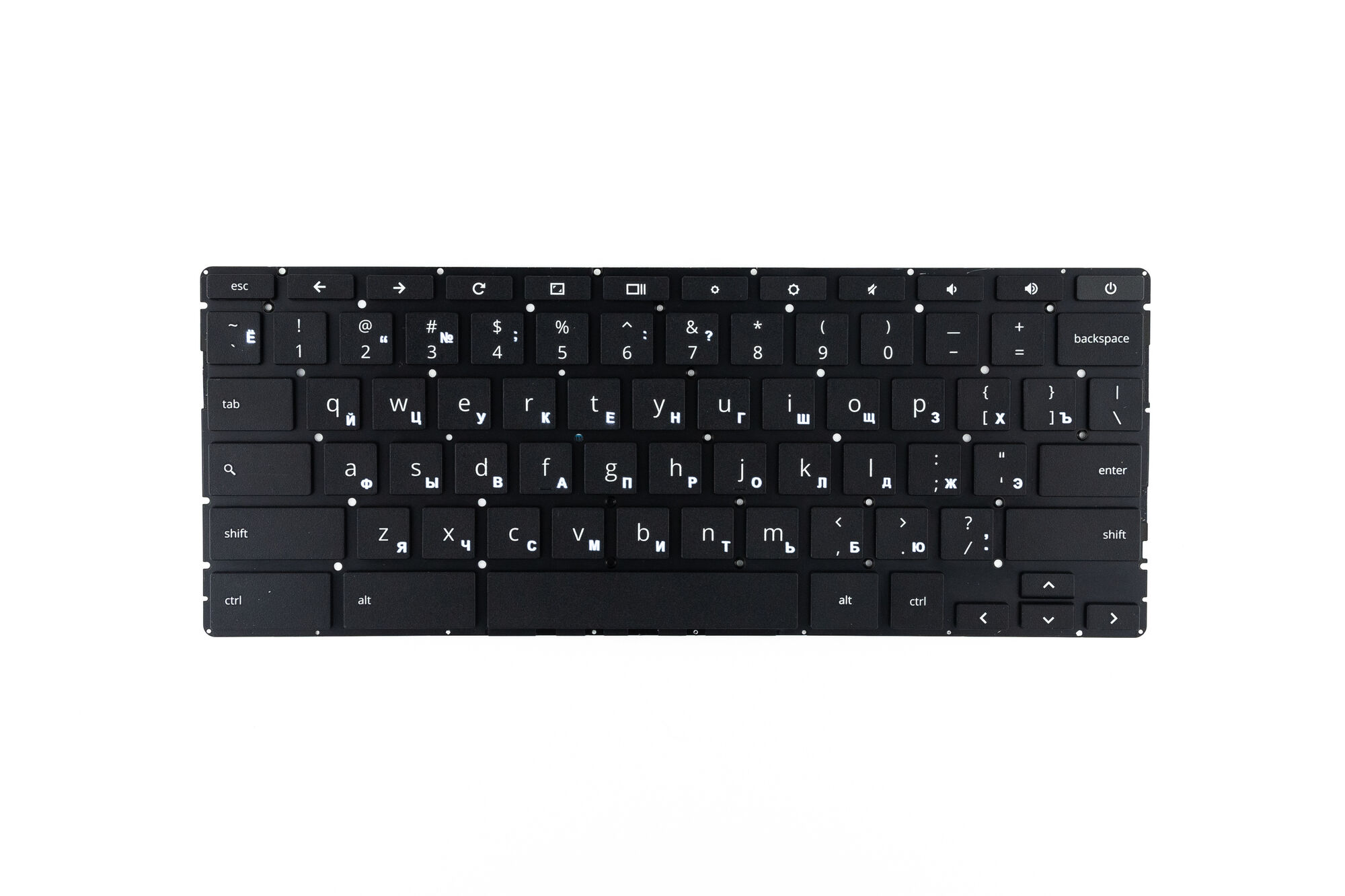 Клавиатура для HP Chromebook 14A-NA черная p/n: