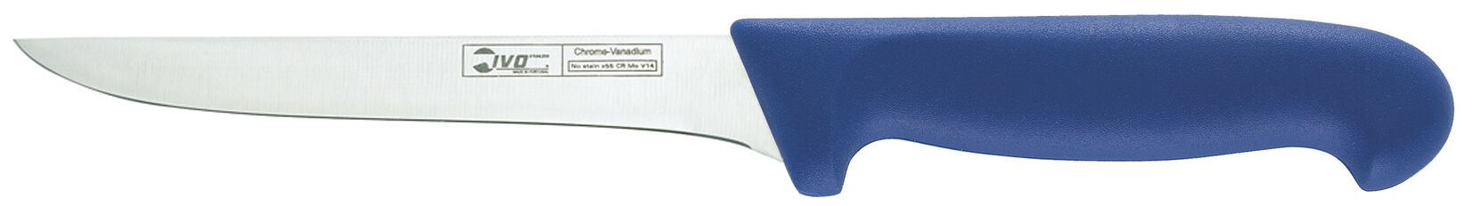 Нож филейный гибкий ручка синяя, IVO 55850.21.07 210мм