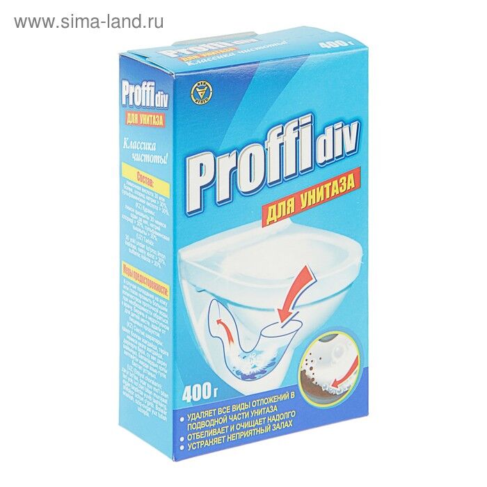 "Proffidiv" средство для удаления донных отложений в унитазе 400 мл 1/20 шт