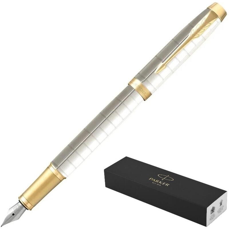 Ручка перьевая Parker IM Premium Pear цвет чернил синий цвет корпуса белый (артикул производителя 2143649)