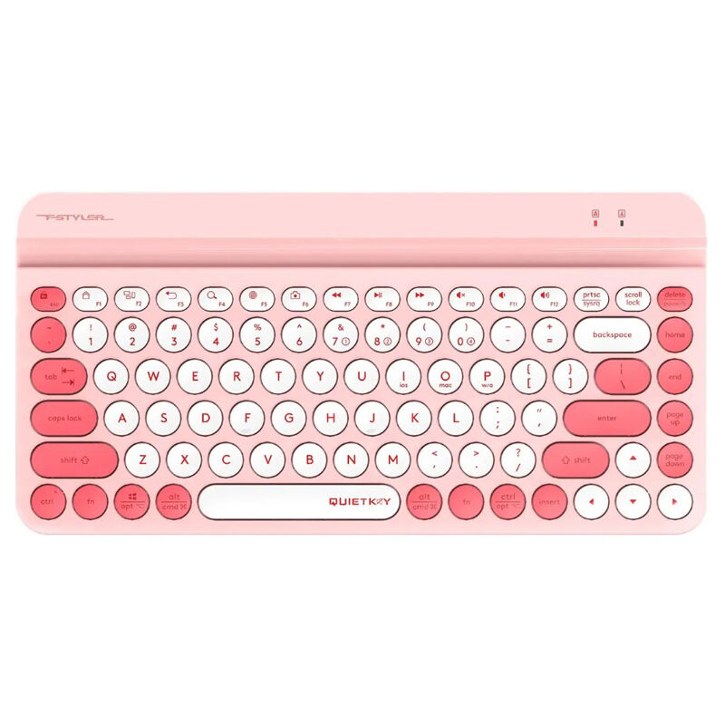 FBK30 RASPBERRY, Клавиатура мембранная A4Tech Fstyler FBK30 Беспроводная розовый