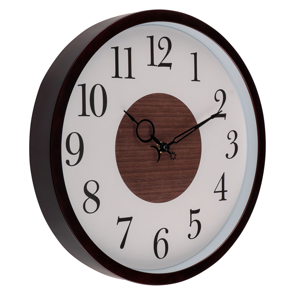 Часы настенные круглые, пластик, d30 см, 1xAA, арт.06-11 3