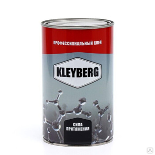 Клей KLEYBERG Проф NS-100-1 мебельный для пластика, ДСП, ДВП, МДФ мет. канистра 1 л #1