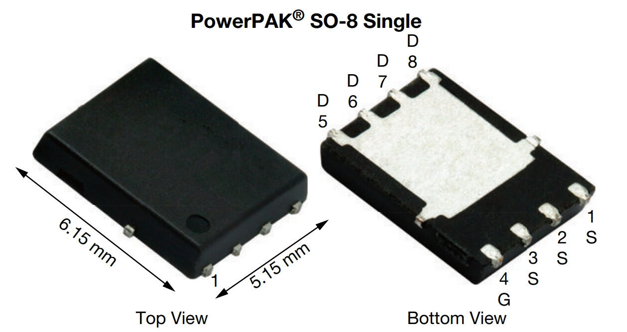 Микросхема SiR158DP N-Channel MOSFET 30V 60A SO-8 Vishay
