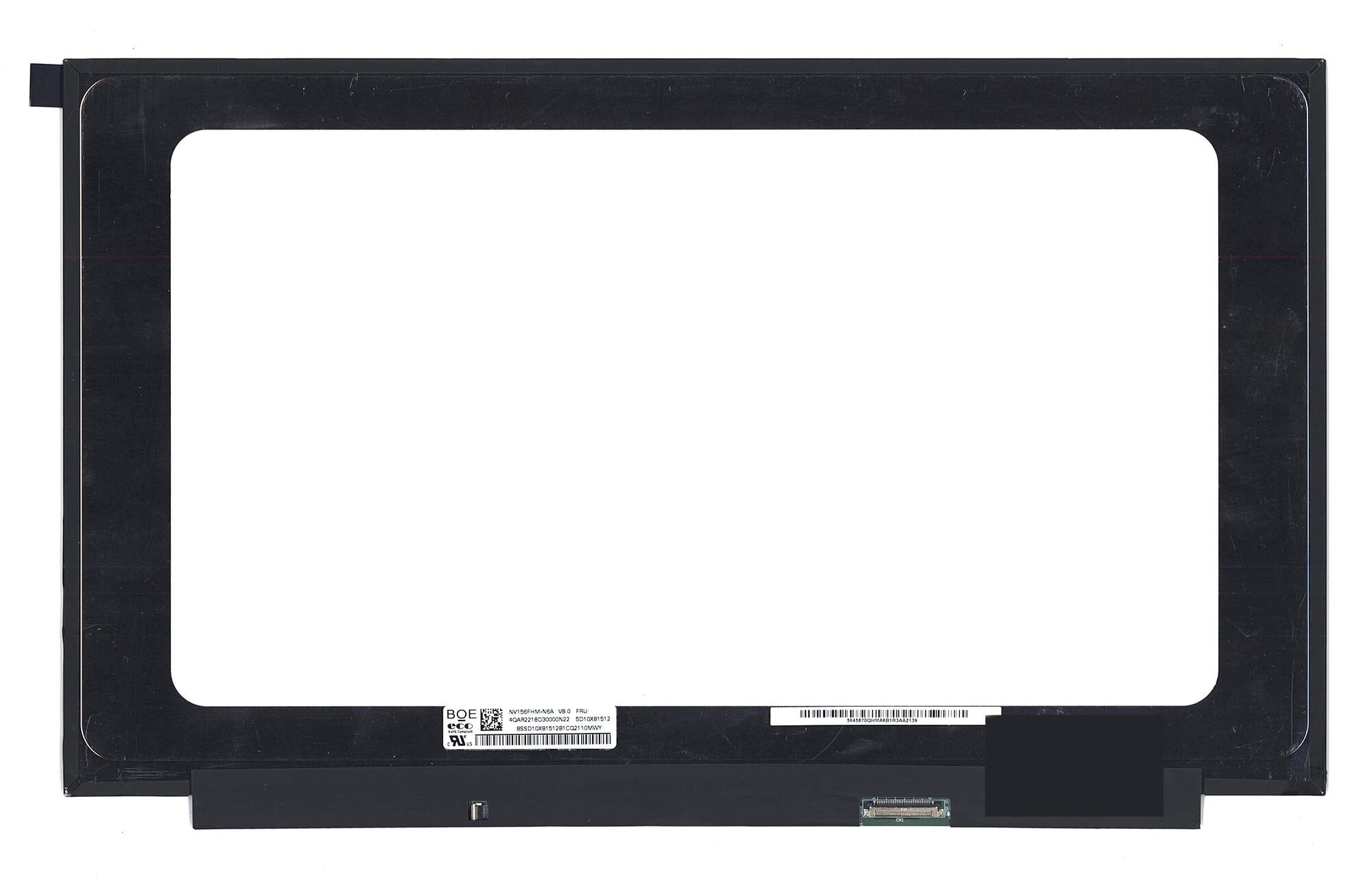 Матрица для ноутбука 15.6 1920x1080 30pin eDp Slim HADS NV156FHM-N6A V8.0 35x20.5см Matte 60Hz