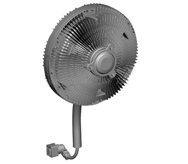Муфта вентилятора Даф с электронным управлением, вискомуфта Daf 2402705