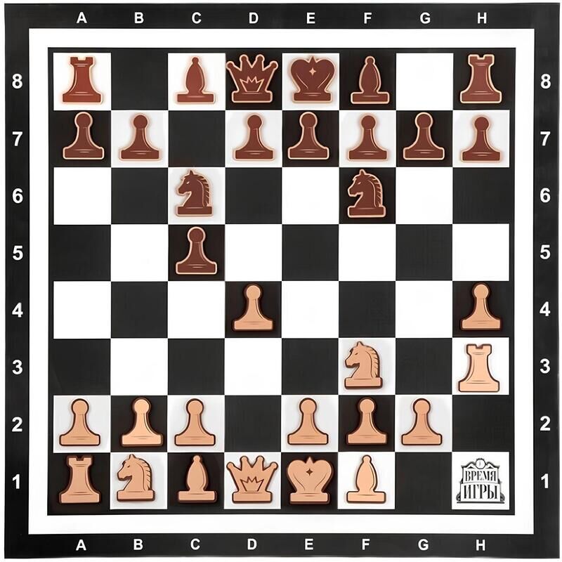 Настенная игра Шахматы демонстрационные магнитные Время игры