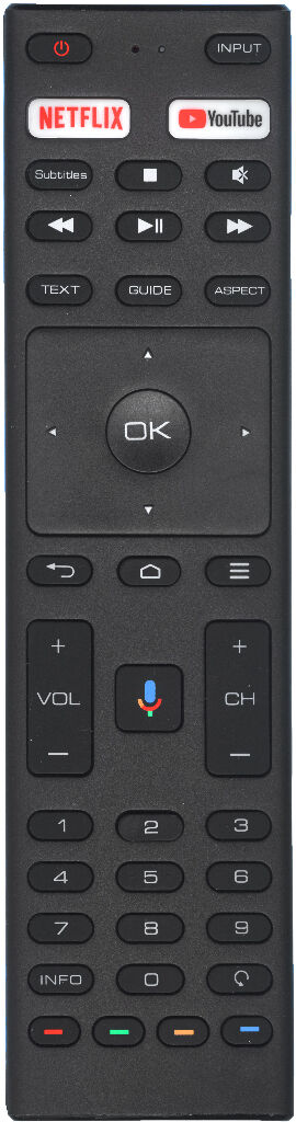 Пульт ДУ Kivi RC 20, KT1942-HG (K504Q5062107) с голосовым управлением Okko LCD TV, в коробке