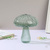 Ваза в форме гриба, 12,3x14,5см, стекло, цвет зеленый, арт.03-3 #4