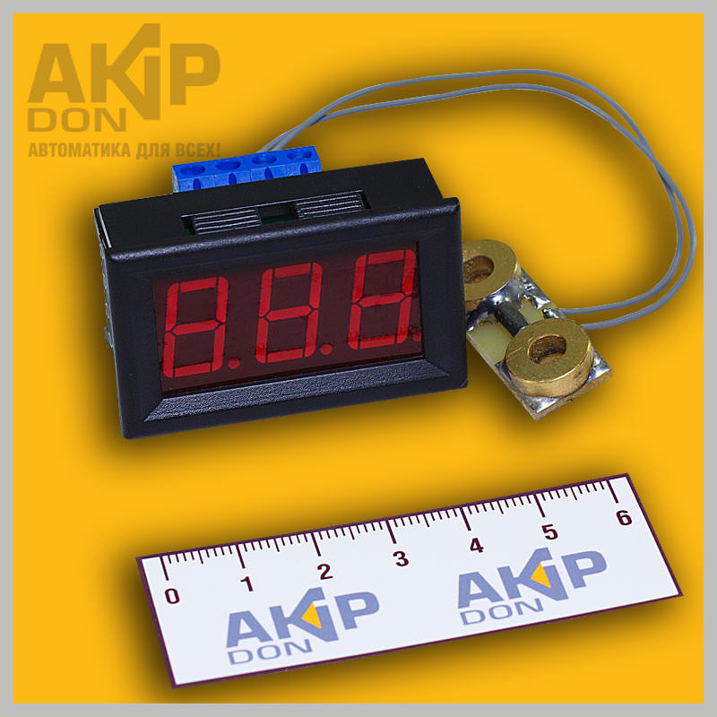 Амперметр постоянного тока до 40 Ампер щитовой АПТ-40А-f