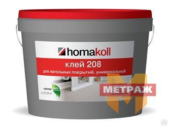 Клей для гибких напольных покрытий homakoll 208 14 кг Homakoll