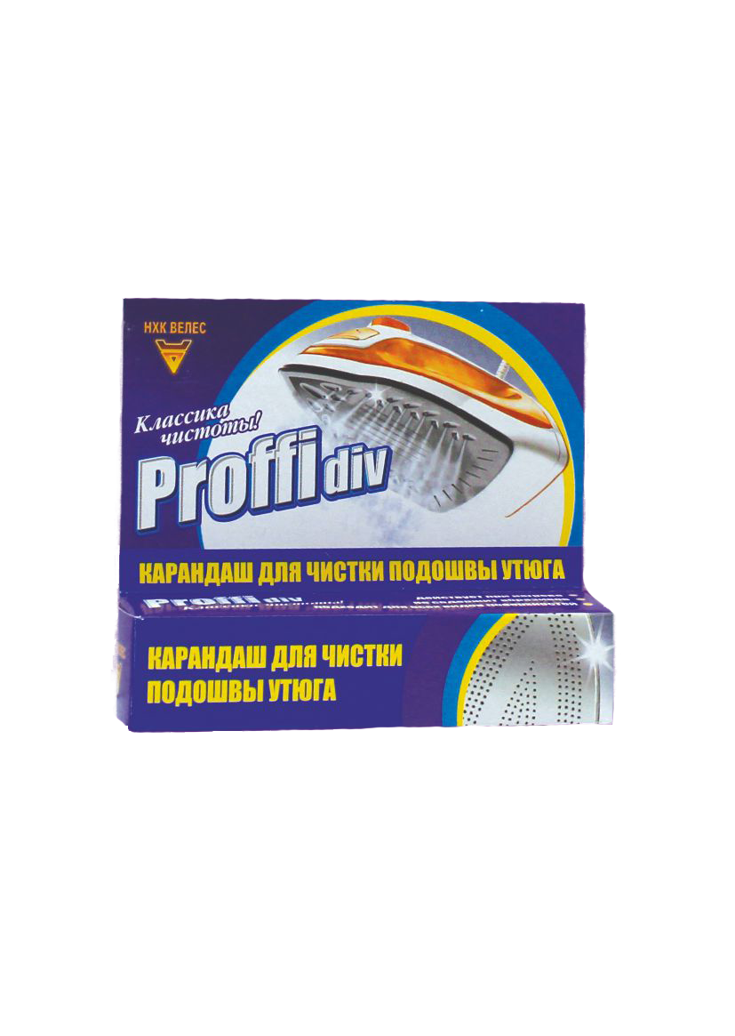 "Proffidiv" карандаш для чистки подошвы утюга с нагревом 25 гр 1/36 шт