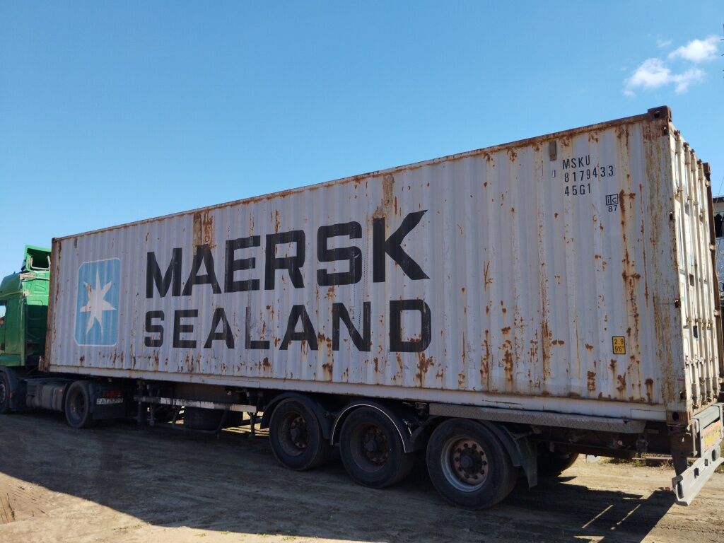 Морской контейнер МК 40фт HC MSKU8179433 б.у.